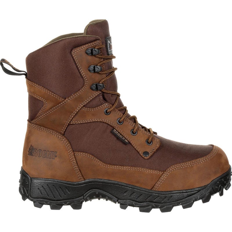 ROCKY Ridgetop 600G Insulated Waterproof Outdoor Boot, Brown, Size 10.5(M) - Image 1